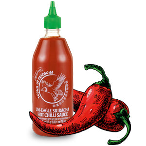 Uni Eagle Sriracha Hot Chilli Sauce 815g (12)