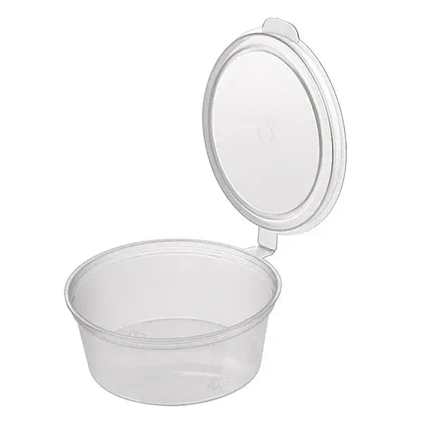 1.5oz 35ml Hinged Sauce Container 50sets (20)