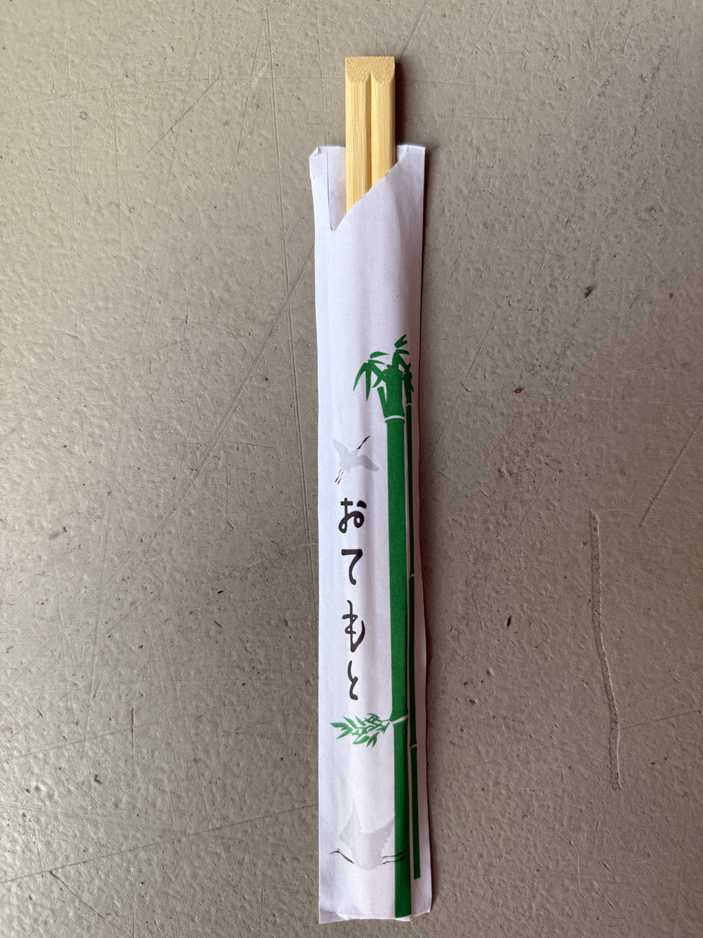 Bamboo chopsticks 21cm with paper cover 100pcs (20)
