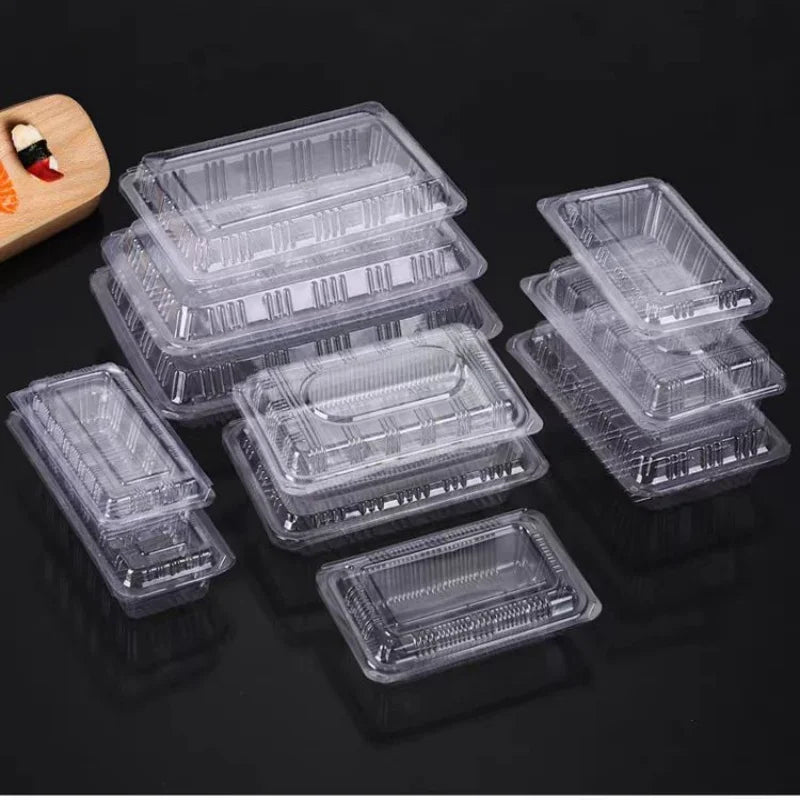 PCCXL – Plastic Clear Container hinged X-L arge 100pcs (16)