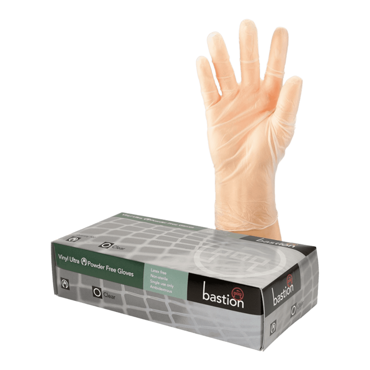 Vinyl Gloves Powder free Clear 100pcs (10)