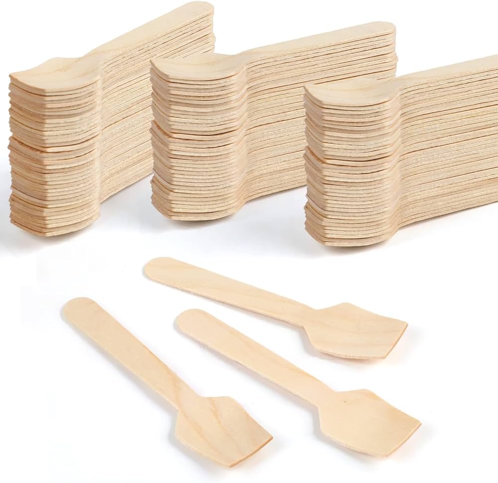 Wooden Gelato dessert spoon 1000pcs (10)