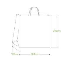 Paper Uber bag (Takeaway) Regular size 250pcs (1)