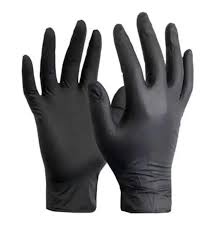 Nitrile Gloves Powder free black 100pcs (10)
