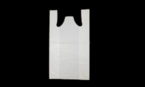 Plastic Reusable White Plastic Singlet Carry Bags (1)